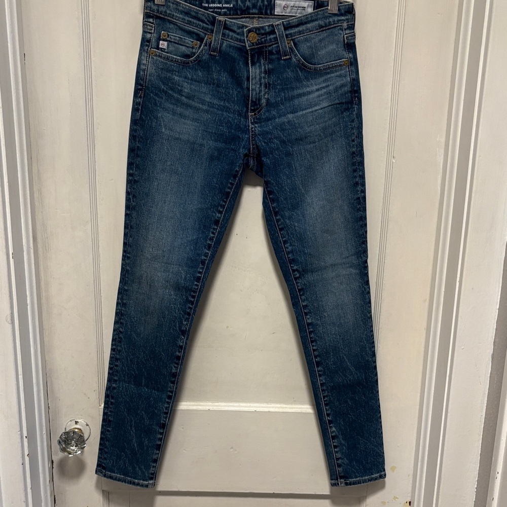 AG Adriano Goldschmied The Legging Ankle Skinny Blue Women's Jeans 26R NWOT